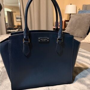 Kate Spade Jeanne Petrol Blue Satchel Medium